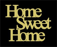 RECORTE HOME SWEET HOME LA667-14